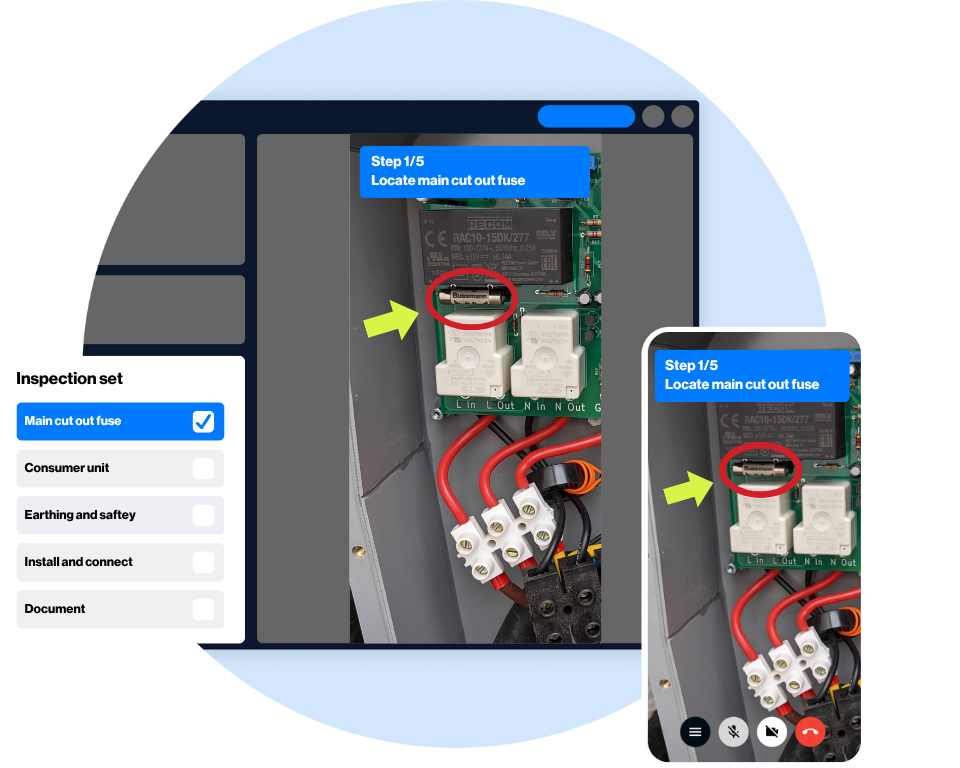 Inspection and installation EV charging